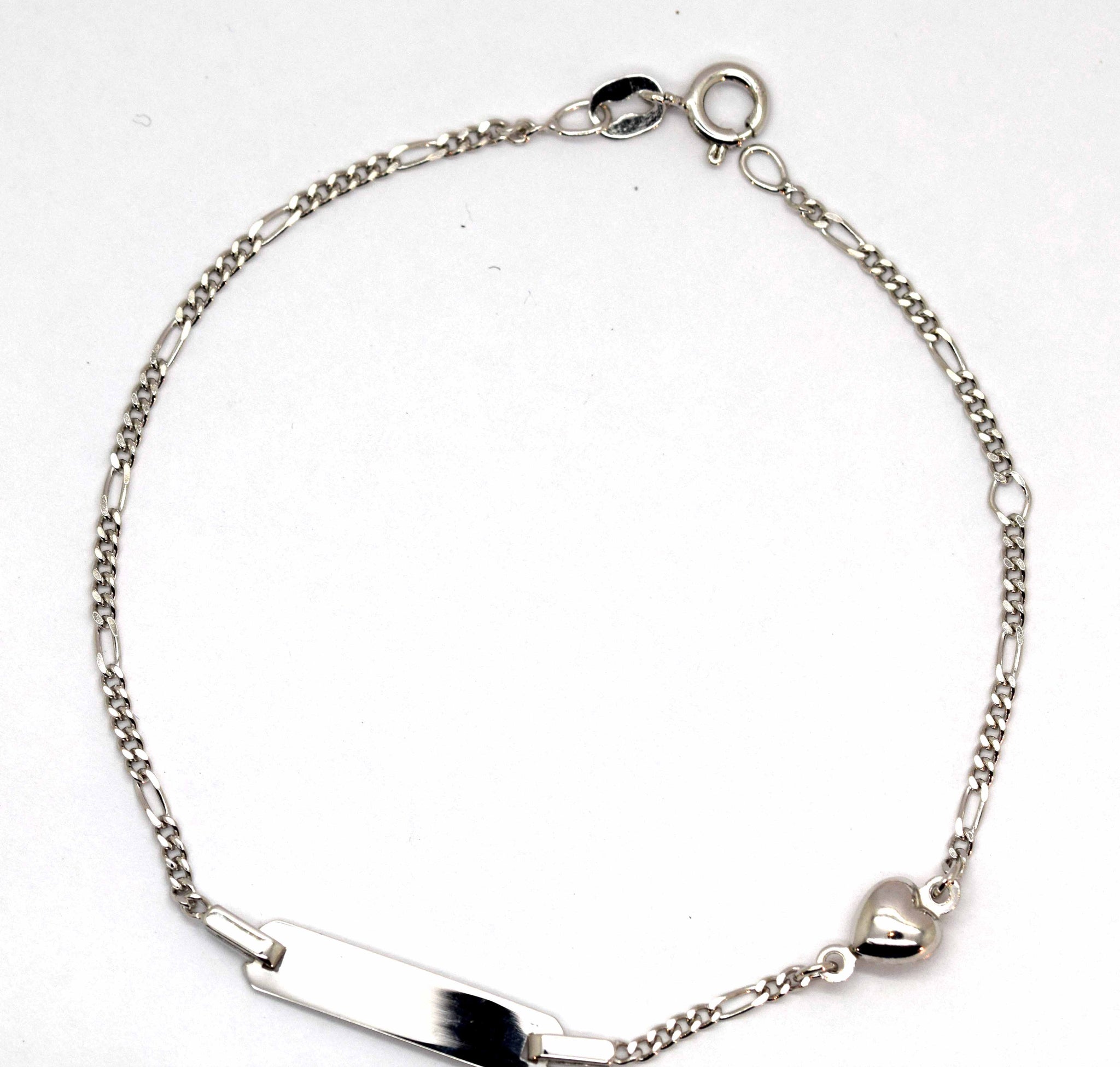 Figaro Sterling Silver Bracelet