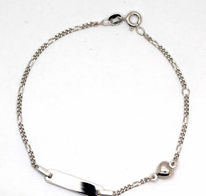 Figaro Sterling Silver Bracelet